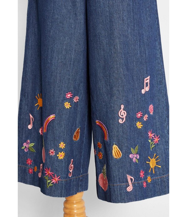 Picnic Dreams Wide-Leg Jeans