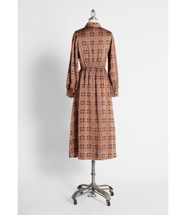 Gilded Age Midi Dress