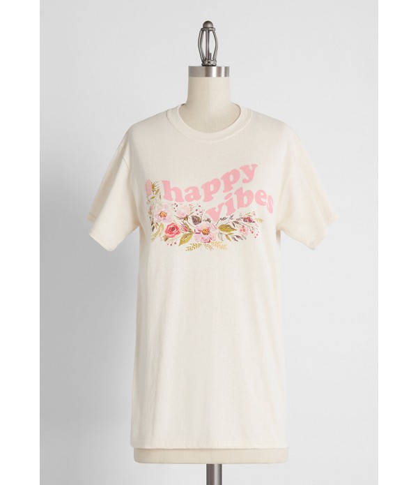 Happy Vibes Graphic Tee