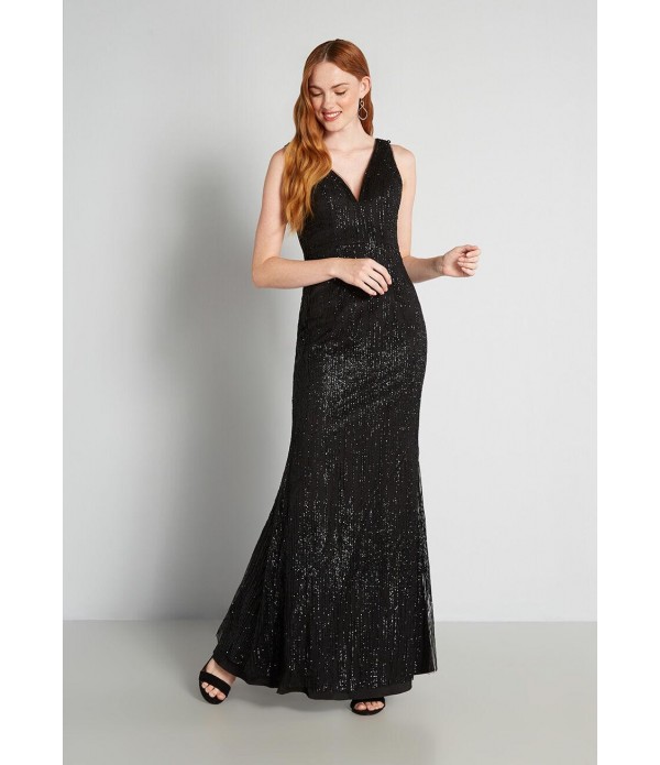 Cloaked and Loaded Maxi Dress