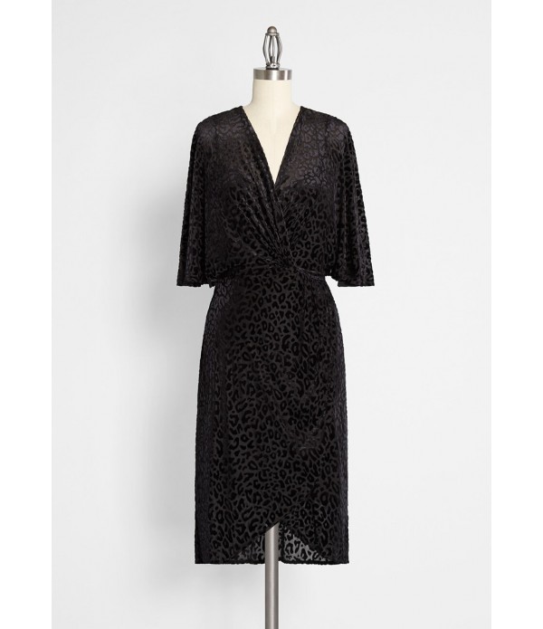 Dramatic Depths Velvet Dress