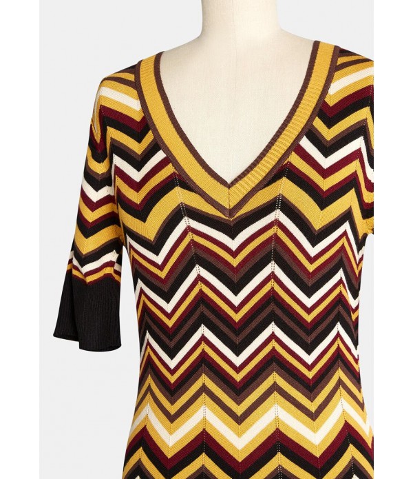 Braggin' and Zig Zaggin' Sweater Dress