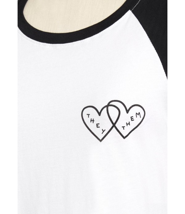 They Them Graphic Raglan Tee