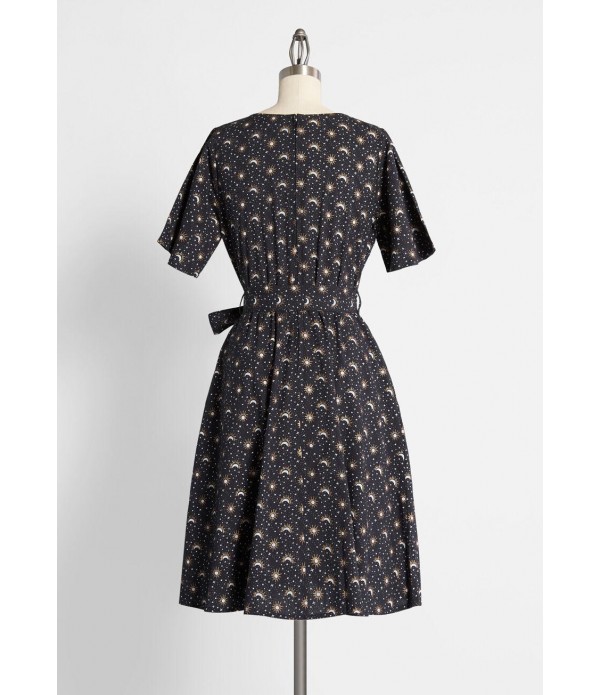 Consulting the Stars A-Line Dress