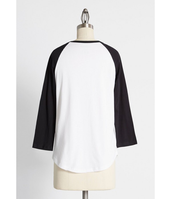 Fraidy Cat Raglan Tee