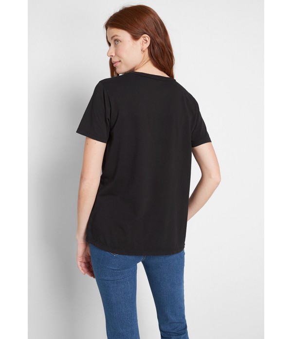 Chin Up, Fangs Out Glow-in-the-Dark Graphic Tee