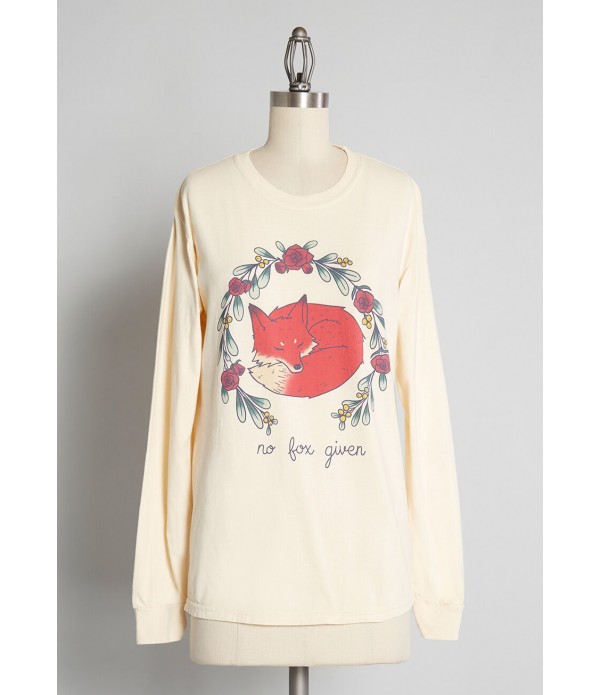How Many Fox Do I Give? Long Sleeve Graphic Tee