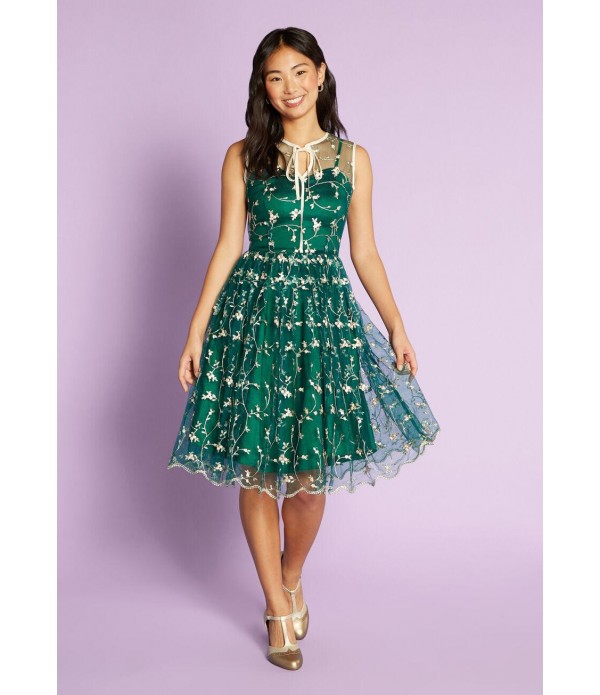 Dainty with Desire Fit and Flare Dress