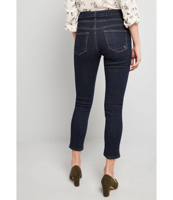 Karaoke Seamstress Buttoned Skinny Jeans - 26 in.