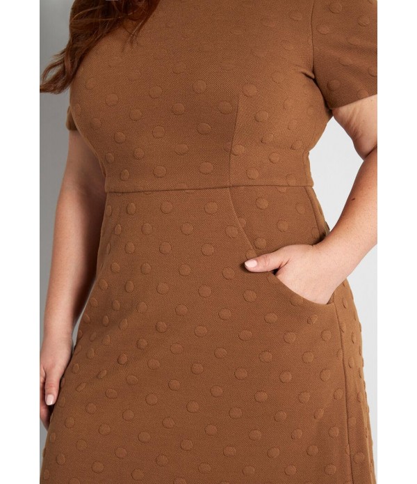 Circle, Circle Dot A-Line Dress