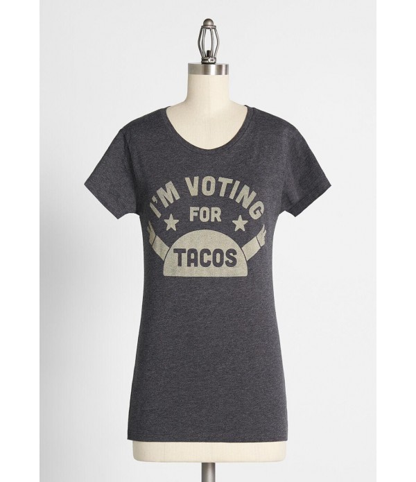 Voting For Tacos Graphic Tee