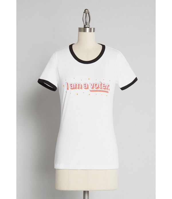 ModCloth x I am a voter Tee