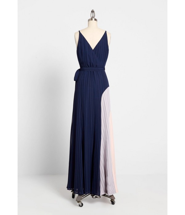 Colorblock On By Wrap Dress