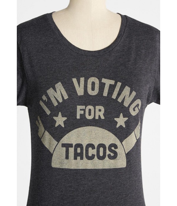 Voting For Tacos Graphic Tee