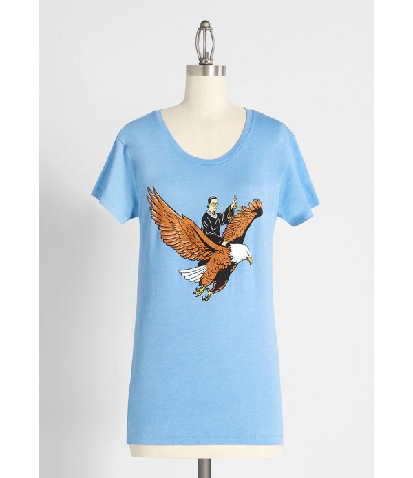 Seeking Eagle Advice RBG Graphic Tee