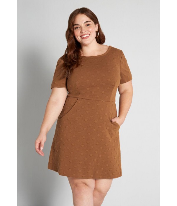Circle, Circle Dot A-Line Dress