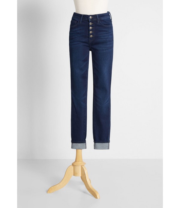 Contemporary Classic Cuffed Skinny Jeans