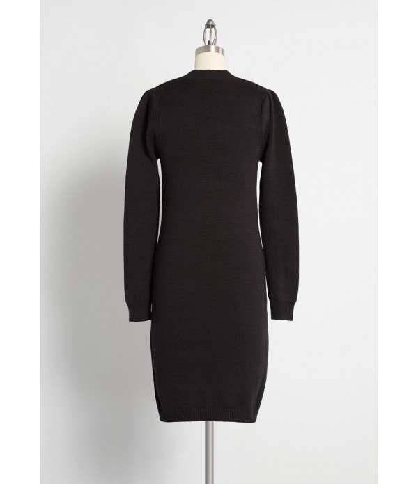 Cuddly Classic Sweater Dress