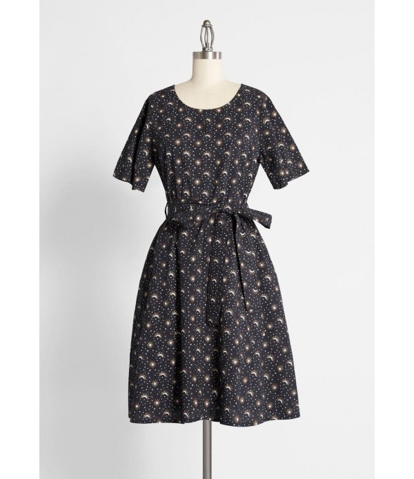 Consulting the Stars A-Line Dress