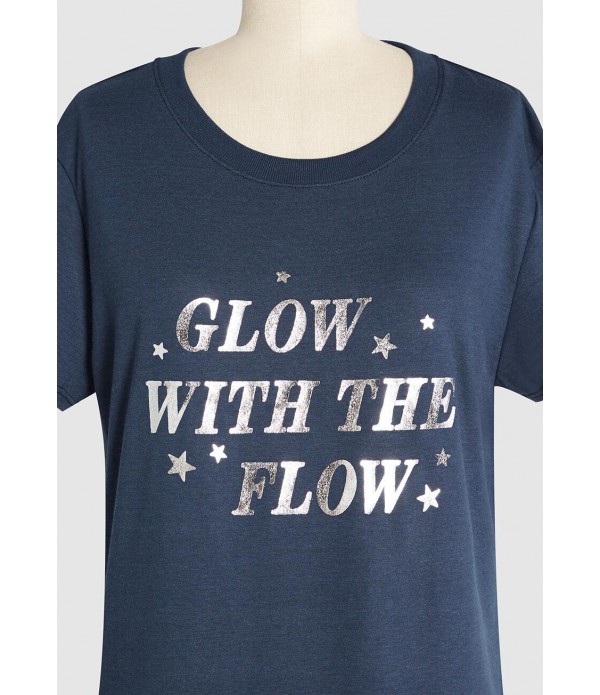 Glow With the Flow Graphic Tee