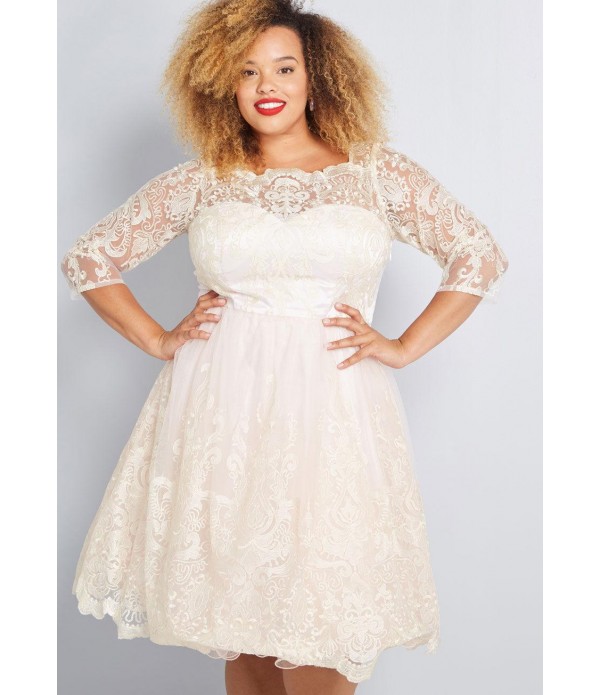 Gilded Grace Lace Dress