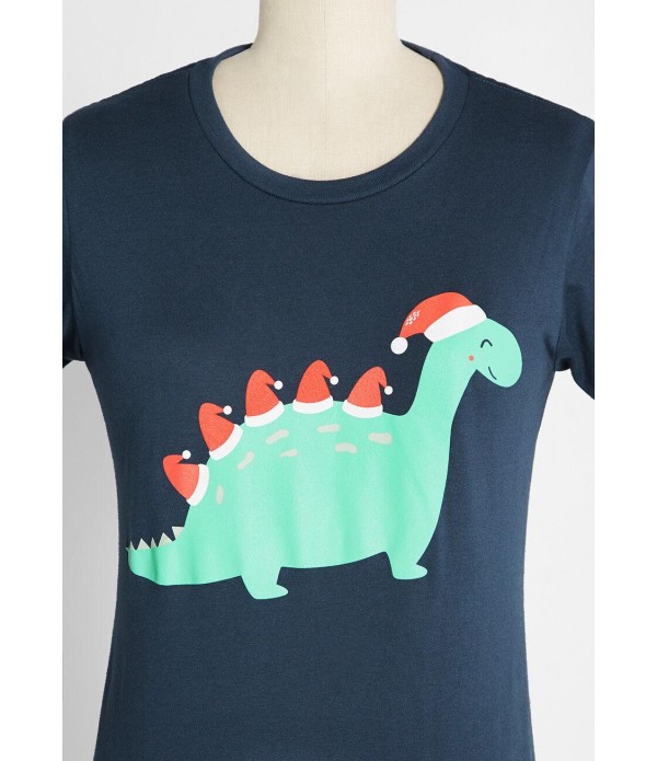 Prehistoric Holiday Graphic Tee