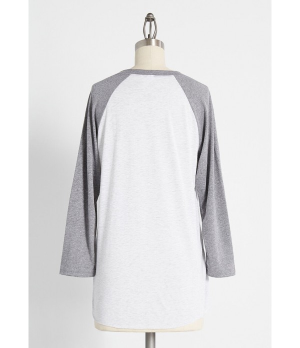 Best Friends Dino Graphic Raglan Tee