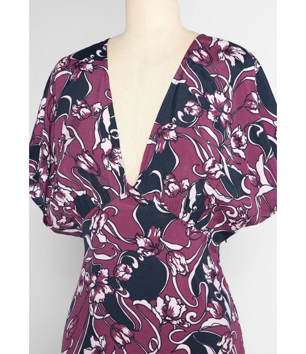 Baroque Bouquet Maxi Dress