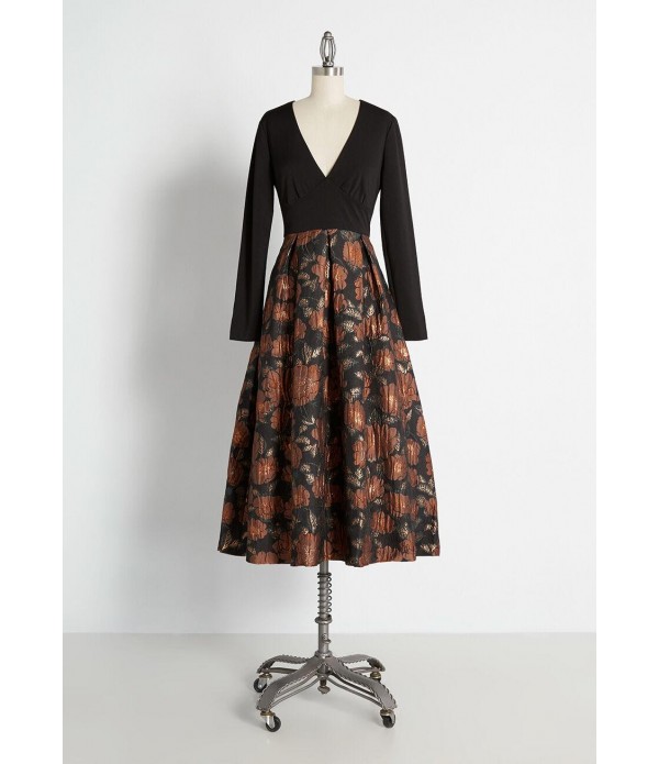 Has it Made in Brocade Twofer Dress