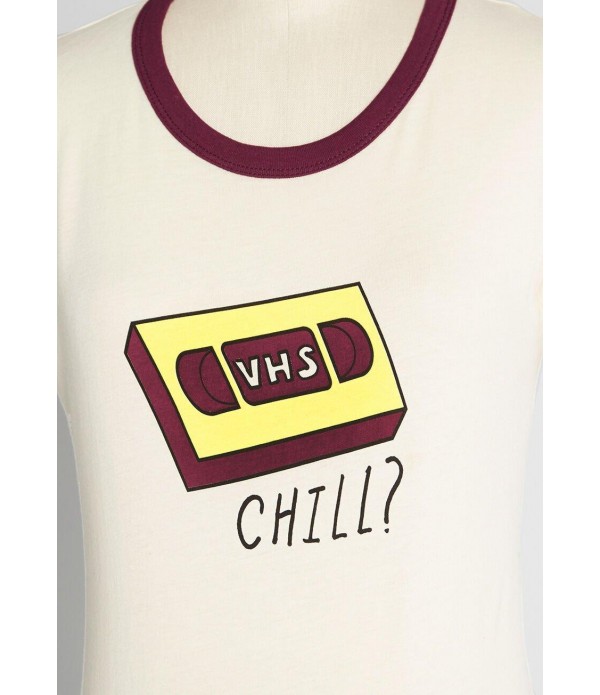 Wanna VHS and Chill? Ringer Tee