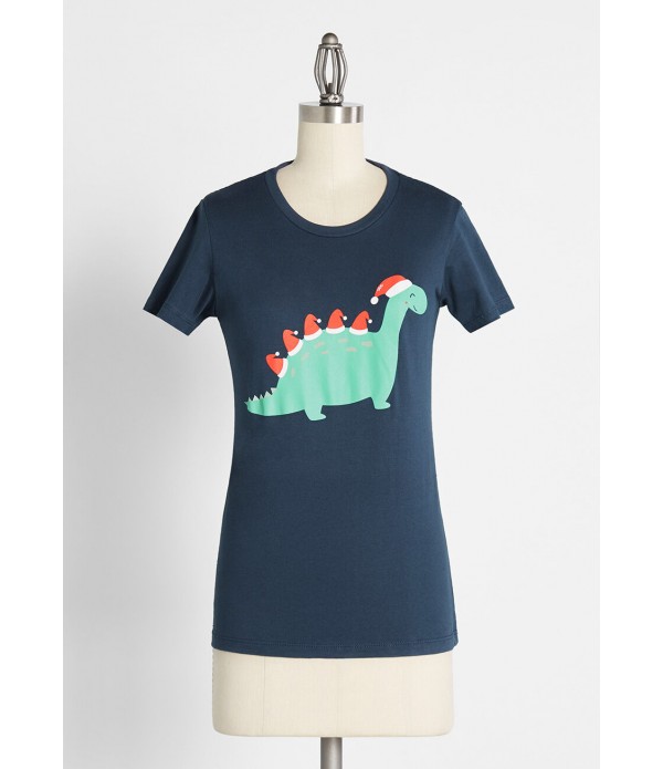 Prehistoric Holiday Graphic Tee
