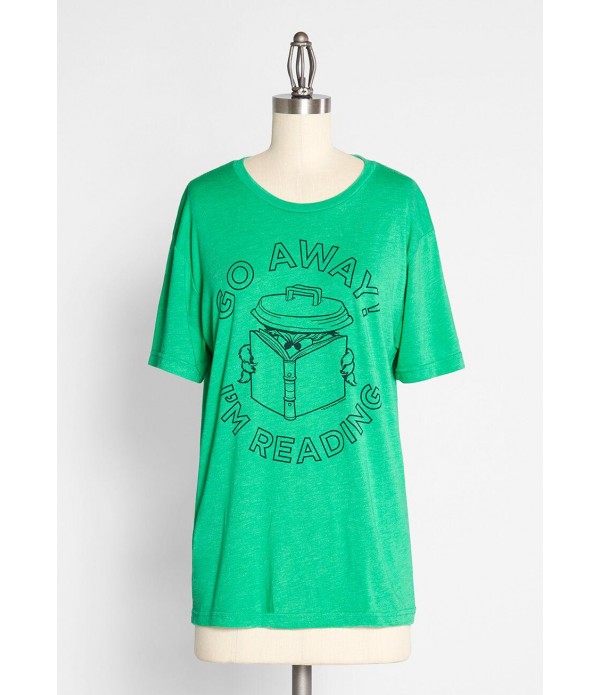 Go Away, I'm Reading! Graphic Tee
