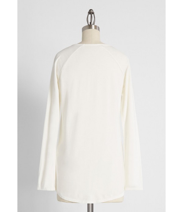 Completely At Ease Cotton Raglan Tee