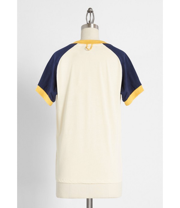 Modcloth x CAMP Collection Bound for the Ballpark Tee