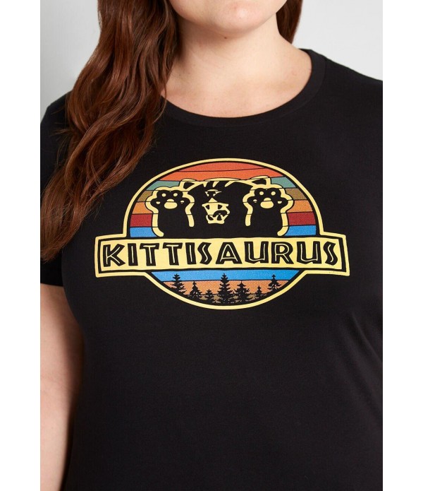 Wild Kittisaurus Graphic Tee