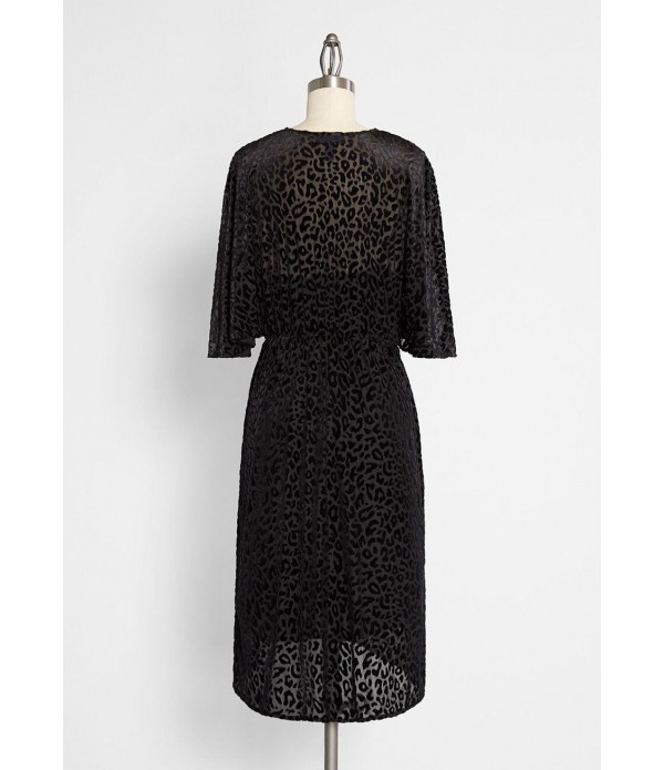 Dramatic Depths Velvet Dress