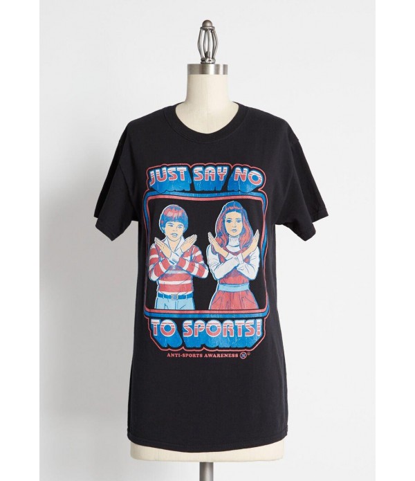 Just Say No To Sports Graphic Tee