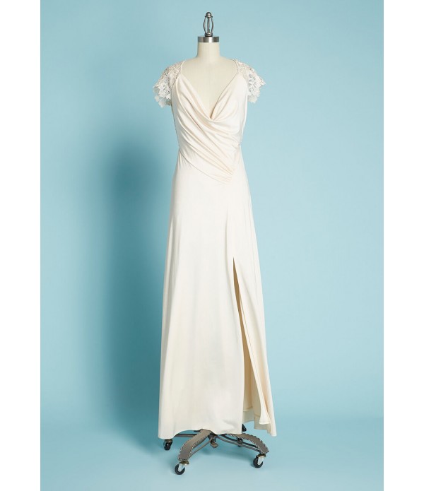 Cowl Be There Satin Maxi Dress