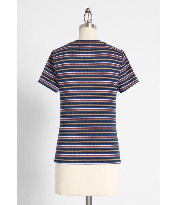 Top of the Line Striped Tee