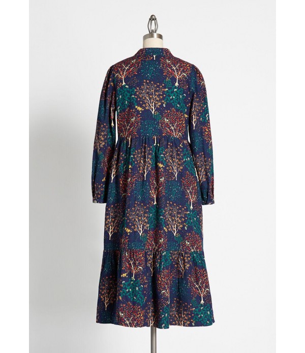 Enchanted Woods Midi Dress