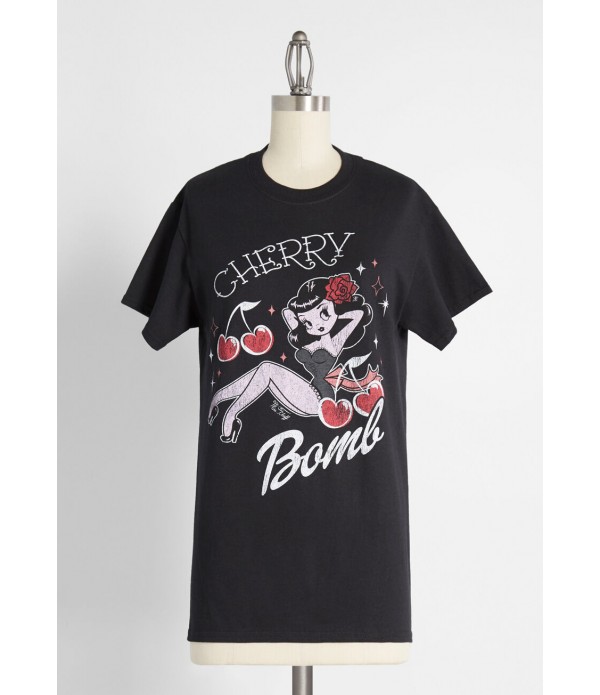 Cherry Bomb Graphic Tee