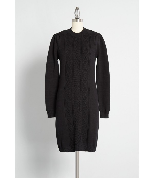 Cuddly Classic Sweater Dress