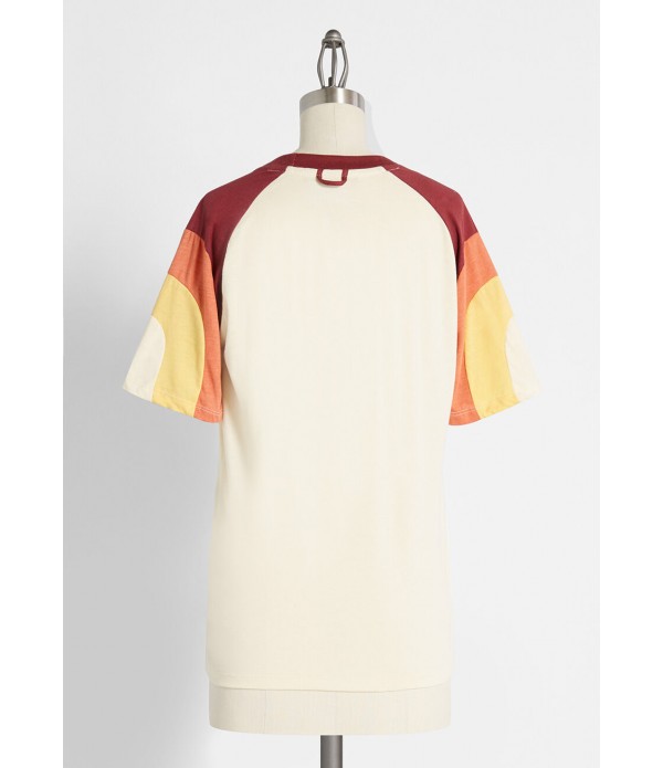 Modcloth x CAMP Collection Mustard and Lettuce Ketchup Tee