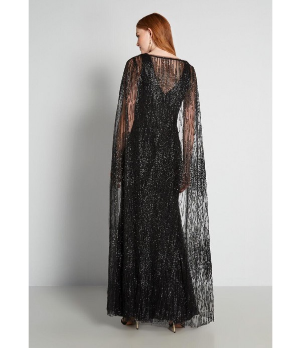 Cloaked and Loaded Maxi Dress