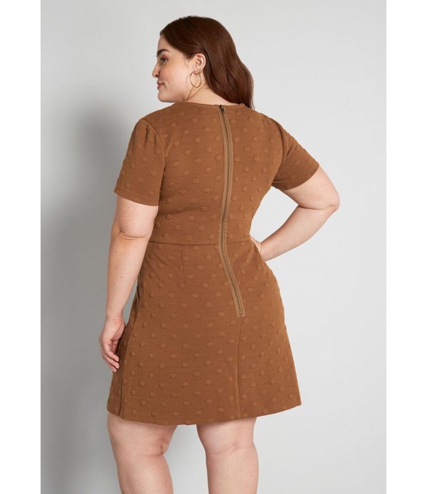 Circle, Circle Dot A-Line Dress
