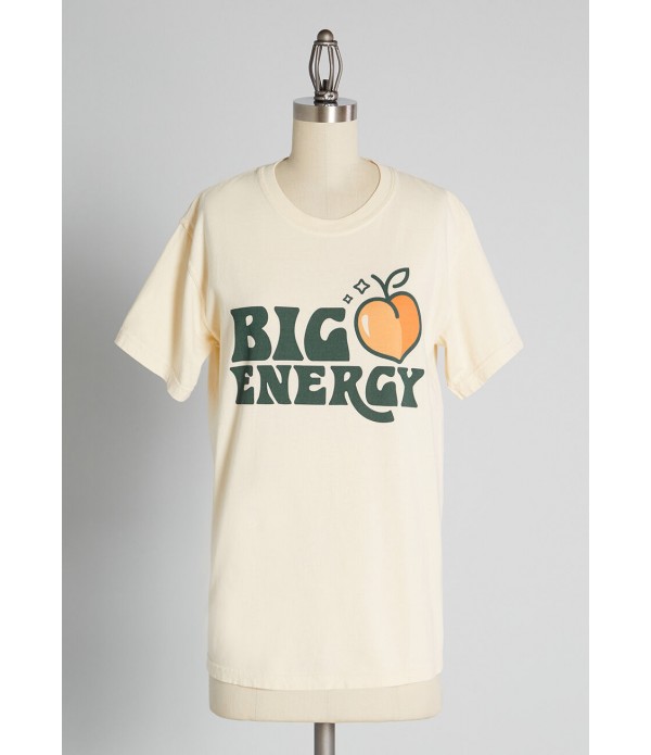 Big Peach Energy Graphic Tee