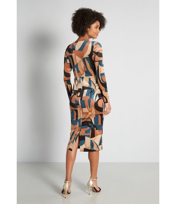 Geometric Eccentric Dress