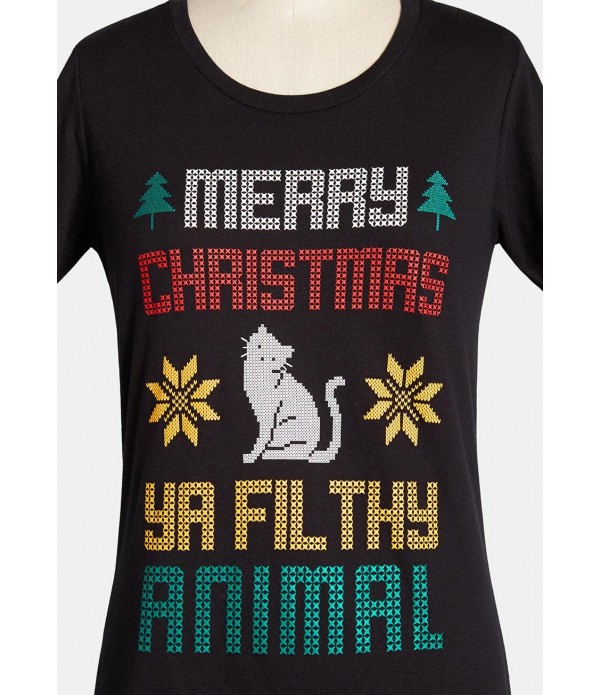 Filthy Animal Holiday Graphic Tee