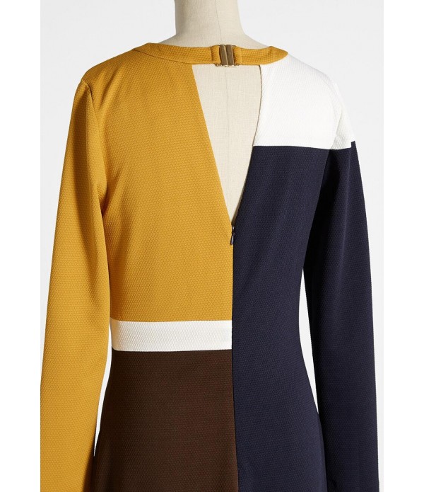 Building Blocks for Success Retro Midi Dress