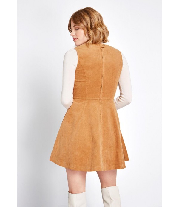 Allure in Order Corduroy Dress